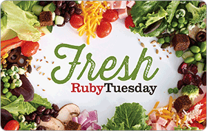 Ruby Tuesday - $5.00+