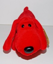 Ty Beanie Baby Red Rover Plush 7in Dog Stuffed Animal Retired with Tag 1996 - £7.86 GBP