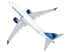 Boeing 737 MAX 8 Commercial Aircraft &quot;United Airlines&quot; White with Blue Tail &quot;Ge - $121.84