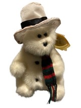 Vintage 1993 Snowman TY Beanie Baby Hat Striped Scarf - £9.51 GBP