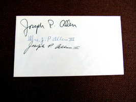 Joseph Allen Wife &amp; Son STS-5 Nasa Shuttle Astronaut Signed Auto Vintage Cover - £70.08 GBP