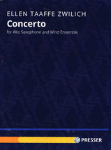 Concerto by Ellen Taaffe Zwilich for Alto Saxophone and Wind Ensemble (1... - £79.93 GBP