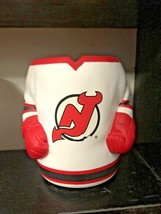 Labatt Blue Hockey Jersey Pop Beer Holder Koozie Foam Rubber New Jersey Devils - £9.51 GBP