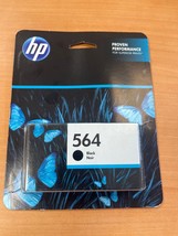 Genuine HP Ink 564 Black Ink Cartridge Warranty Ends 01/21 &amp; 12/23 New S... - $9.89