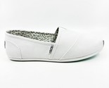 Skechers Bobs Plush Peace &amp; Love White Womens Size 10 Wide Casual Flats - $39.95