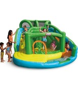 Inflatable Water Slide 2-in-1 Wet 'n Dry Bounce House Pool Kids Backyard Bouncer - £551.32 GBP