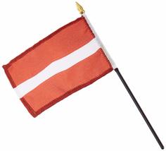 Us Flag Store Latvia Flag, 4 by 6-Inch - £3.11 GBP