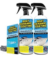 Marine Ceramic Coating For Boats - Rv Wax With Uv Protection For Fibergl... - $494.89 MXN