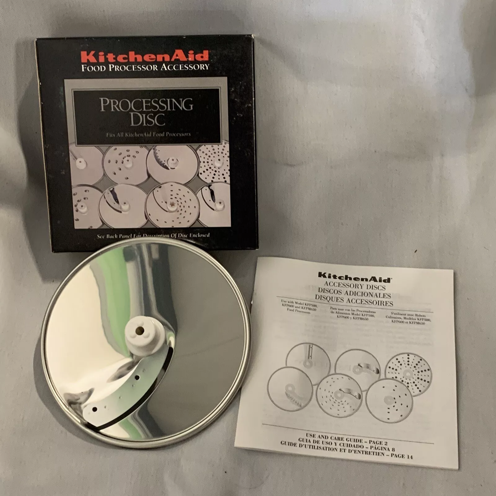 KitchenAid Food Processor Thick Slicing KFP500 KFP600 Disc KFPSL6 Disc B... - $14.99