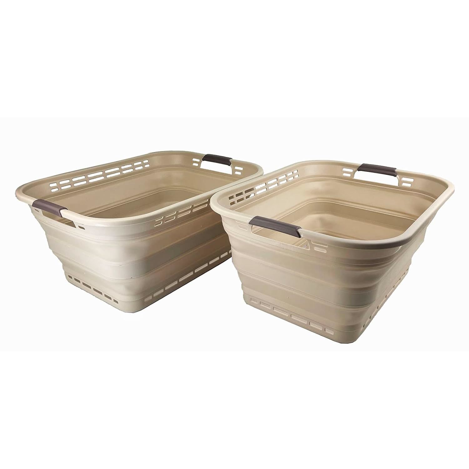 42L (11 Gallons) Collapsible Plastic Laundry Basket - Portable Pop Up Storage Co