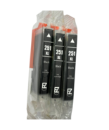 3 Pack EZ 251XL Inkjet Cartridge Black for Canon PIXMA MG6320 MG7120 MX922 - $256.74 MXN