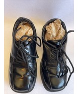 Sonoma Youth Boy&#39;s Comfort Dress Shoes Black Size 13 Lace Up Square Toe ... - $9.07 CAD