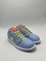 Nike Air Jordan 1 Low SE GS Stitch Psychic Blue DO8227-400 Youth Size 4.5 - £67.24 GBP