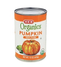 HEB organic Pumpkin 100% Pure. 3 pack bundle.  Pie, deserts, holidays, breads - $31.65