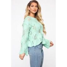 Fashion Nova Women&#39;s Open Knit Sweater Size Medium - $18.00