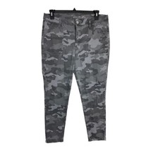 Seven7 Womens Jeans Adult Size 14 Gray Camo with Pockets norm core - $22.34