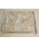 Glass Inkwell VTG Frank A. Weeks Paragon No. 35 - $27.12 CAD