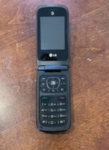 AT&amp;T LG A380 FLIP PHONE BLACK PHONE ONLY - £7.05 GBP
