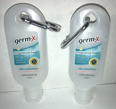 Germ-X With Attachment For Bags/Purses/Backpacks  Hand Sanitizer 2ea 1.25oz Blts - £18.10 GBP