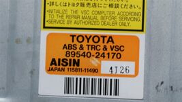 Lexus Toyota Stability Skid Control Computer Module Abs Trc Vsc 89540-24170 image 2