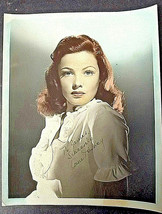 GENE TIERNEY: (LAURA) ORIGINAL VINTAGE AUTOGRAPH PHOTO * - $791.99