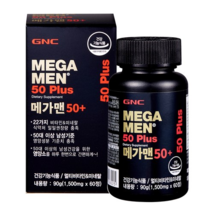 GNC Mega Men 50 Plus Multivitamin, 60 Tablets, 1ea - £43.99 GBP