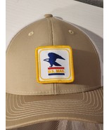 15 Patch Choices Khaki/White Mesh Snapback Trucker Hat - $34.24 CAD+