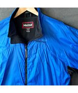 Marmot Blue Windbreaker Jacket Men&#39;s Large Full Zip  Logo Abilitat Aripi... - $528.07 MXN