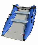 BRIS 11 ft Inflatable Catamaran Inflatable Boat Dinghy Mini Cat Boat Blue - $1,297.32 CAD