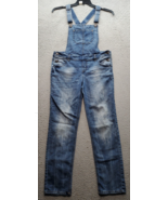 Cherokee Overall Bib Womens XL Blue Denim Adjustable Comfort Strap Strai... - $33.02 CAD