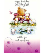 Happy Birthday Granddaughter - Birthday Greeting Card - 01403 - $2.79