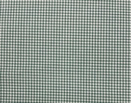 Designer Classique Gingham Check Forest Green White Multiuse Fabric By Yard 54&quot;W - £6.25 GBP