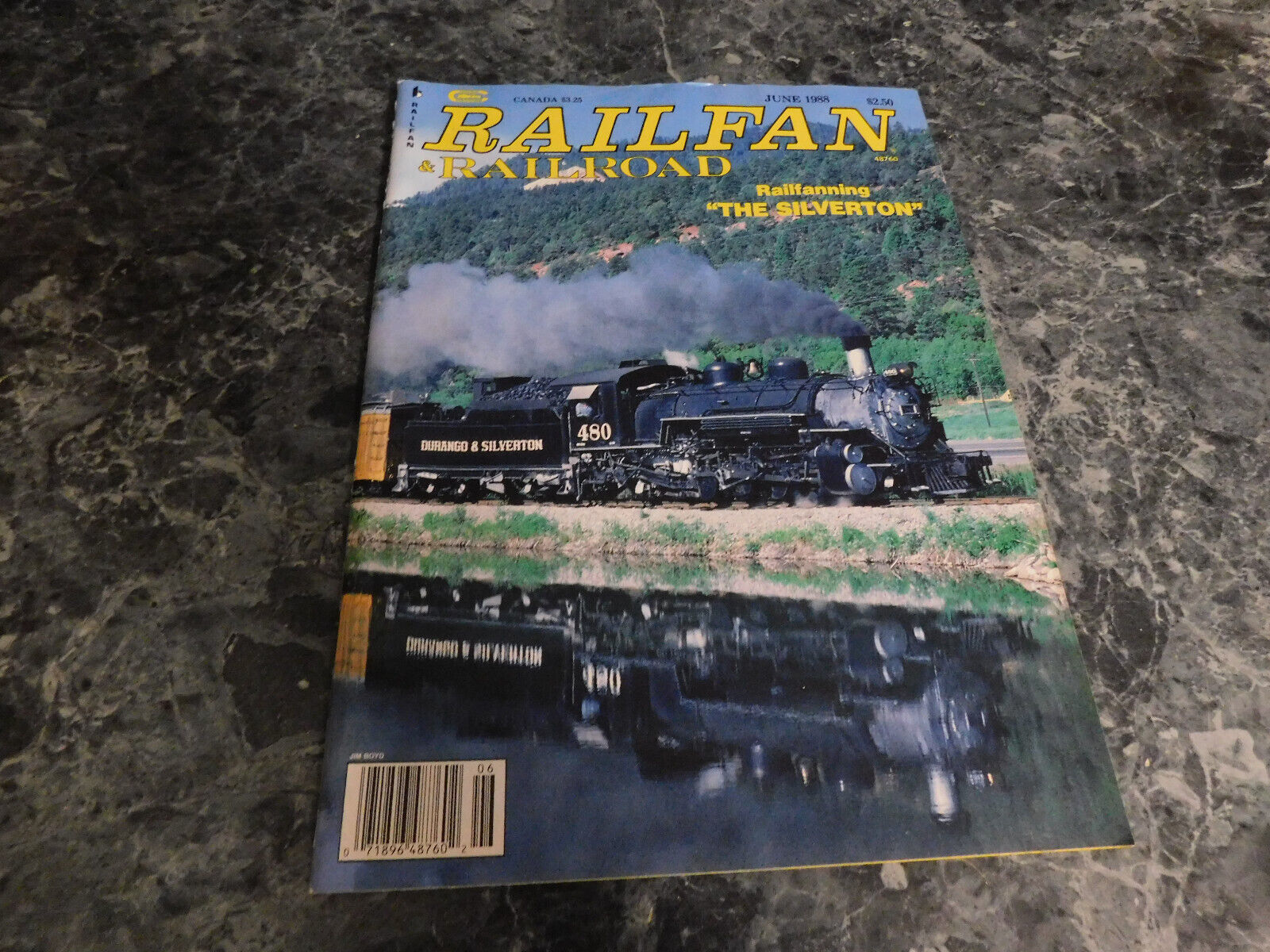 Rail Fan &amp; Railroad Magazine June 1988 - $2.99
