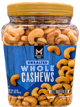 Member&#39;s Mark Unsalted Whole Cashews 33 Oz EXP 05/2026 - $476.06 MXN