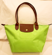 Longchamp Le Pliage Shopping Modele Depose Handbag/Shoulder Bag Sz-M Light Green - £118.85 GBP