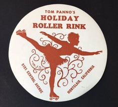 1930&#39;s-50&#39;s Tom Panno&#39;s Holiday Roller Rink, Montclair, Calif. Label Vin... - £15.64 GBP