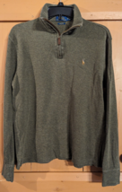 Polo Ralph Lauren Mens S 1/4 Zip Long Sleeve Ribbed Knit Pullover Sweate... - $22.20