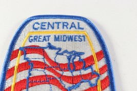 Vintage Central Region Great Midwest Embroidered Boy Scouts of America BSA Patch - £8.79 GBP