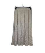 fritzi of california glax tencel beige lagenlook pleated maxi skirt Size M - £22.56 GBP