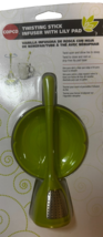 COPCO TWISTING STICK TEA INFUSER WITH LILY PAD NEW On CARD - $15.93