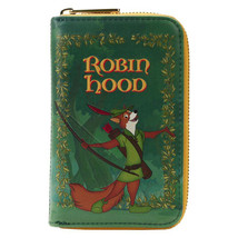 Robin Hood 1973 Classic Book Cover Zip Around Purse - £45.46 GBP