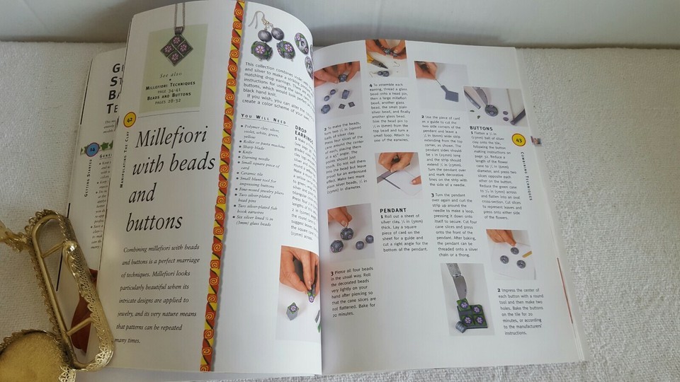 The Polymer Clay Techniques Book by Sue Heaser (Paperback / softback) Item image 4