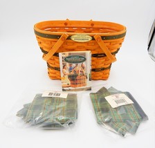Longaberger Traditions 1997 Fellowship Basket Lid Liner Protector Handle... - $69.99