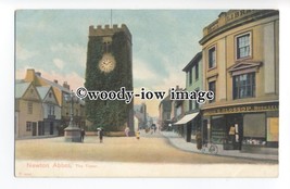 tq1438 - St. Leonard&#39;s/Clock Tower &amp; E.Glossop&#39;s Shop, Newton Market - postcard - £3.50 GBP