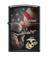 Zippo Lighter - USMC Flag and Logo - 854388 - £29.43 GBP