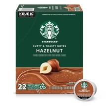 Starbucks Hazelnut Coffee 22 to 132 Count K cups Choose Any Size FREE SH... - £23.49 GBP+