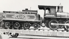 Union Pacific Railroad UP #119 4-4-0 Locomotive Train Photo Virginia &amp; Truckee - £9.53 GBP