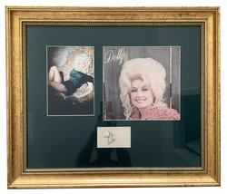 Dolly Parton signature and photo collage - £117.33 GBP