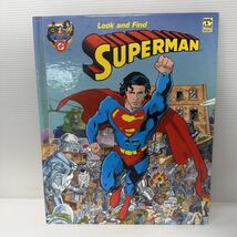 1990s Superman DC Comics Look &amp; Find Hardcover Collector Puzzle Book - $34.99