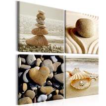 Tiptophomedecor Stretched Canvas Zen Art - Treasure Of The Sea - Stretched &amp; Fra - £55.93 GBP+